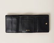 Miu Miu Small matelassé nappa leather wallet 7.8cmx10.2cmx3.8cm - 2