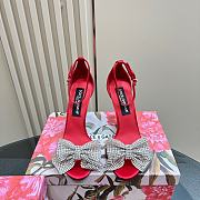 Dolce Gabbana Bow Tie crystal-embellished satin sandals - 3