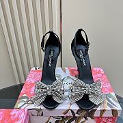 Dolce Gabbana Bow Tie crystal-embellished satin sandals - 2