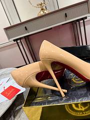 Christian Louboutin So Kate - 100 mm Pumps - Patent calf leather Beige - 5