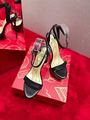 Chrisitian Louboutin Loubi Queen Alta - 150 mm Strappy sandals - Nappa leather - Blush - 6