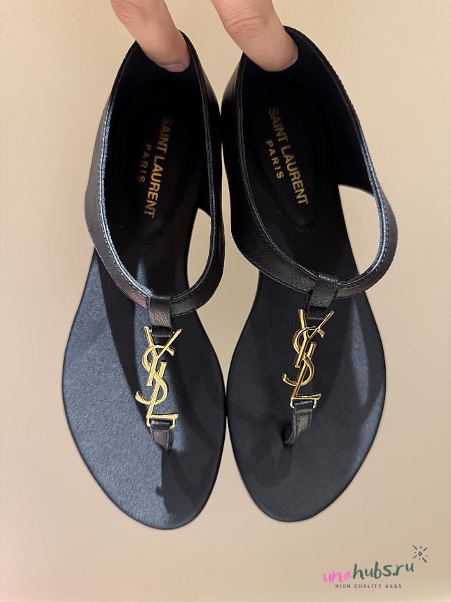 YSL CASSANDRE SANDALS IN SMOOTH LEATHER 4 colors - 1