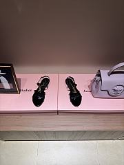 YSLCassandra open-toe Sandals Patent - 2