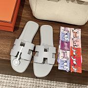 Hermes Oran All Black Slides - 3