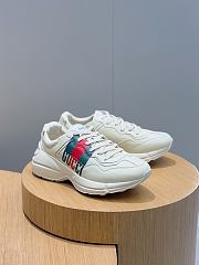 	 Gucci Rhyton Green logo Sneakers - 1