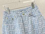 Fendi FF Logo Light BLue Jeans - 6