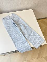 Fendi FF Logo Light BLue Jeans - 4