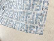 	 Fendi FF Logo Light BLue Short Jeans - 2