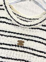 Celine Women stripes black white tank top - 5
