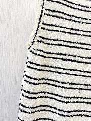 Celine Women stripes black white tank top - 2
