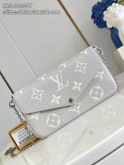 Louis Vuitton Pochette Felicia Gray Bag  - 1