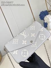 Louis Vuitton Pochette Felicia Gray Bag  - 2