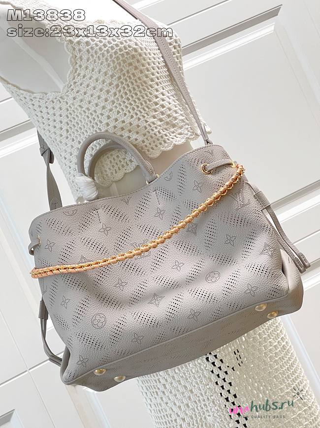 Louis Vuitton Bella Tote Mahina Gray  - 1