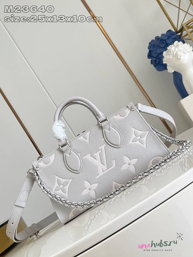 Louis Vuitton Onthego East West Gray Monogram Bag  - 1