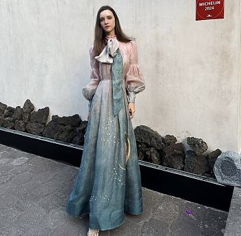 Zimmermann EDEN TIE NECK GOWN | REVERSIBLE