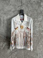 Casablanca Le Temple Du Savoir Shirt White - 1