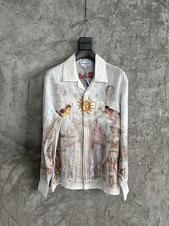 Casablanca Le Temple Du Savoir Shirt White