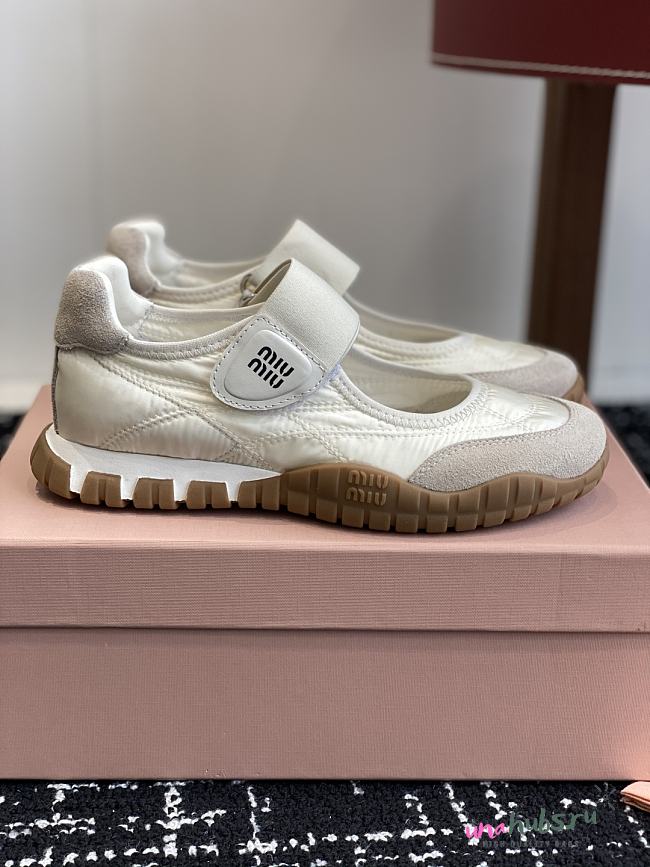 Miu Miu Tyre Ballerina Sneakers - 1