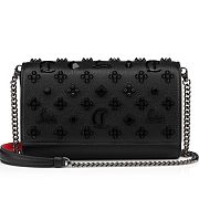 Christian Louboutin Paloma Clutch - Calf leather and spikes Loubinthesky - 23x 6x 14.5cm - 1