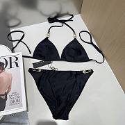 Versace Triangle bikini in Black - 1