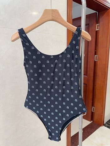 Alexander Wang Black Hotfix one-piece Swimsuit in Nylon-jersey