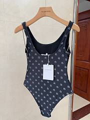 Alexander Wang Black Hotfix one-piece Swimsuit in Nylon-jersey - 2