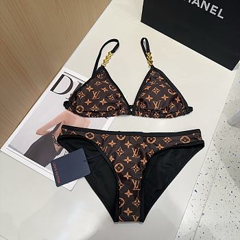 Louis Vuitton Monogram Brown Bikini
