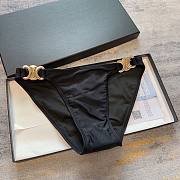 Celine Black Triomphe Bikini - 3