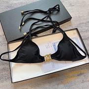 Celine Black Triomphe Bikini - 2