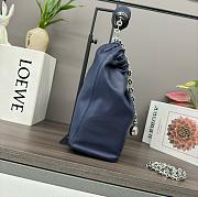 Loewe Small Squeeze Bag In Mellow Nappa Lambskin Blue 29x10.5x24cm - 5