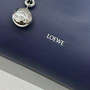 Loewe Squeeze Bag In Mellow Nappa Lambskin Blue 24x13.5x33cm - 3
