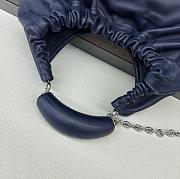 Loewe Squeeze Bag In Mellow Nappa Lambskin Blue 24x13.5x33cm - 2