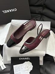 Chanel Slingbacks - Suede kidskin, lambskin & patent calfskin - 2
