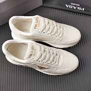 Prada Leather White Sneaker - 2
