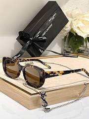 YSL Sunglasses with chain - 5