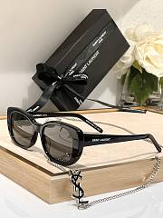 YSL Sunglasses with chain - 2