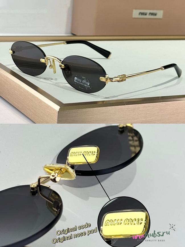 Miu Miu Frameless Sunglasses - 1
