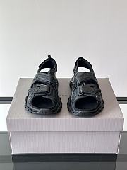 Balenciaga Track Black Sandal  - 4