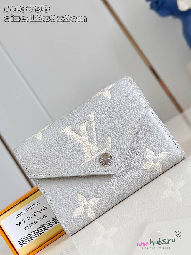 Louis Vuitton Victorine Gray Wallet - 12 x 9.5 x 2.5CM - 1