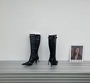 Balenciaga Cagole Black Long Boot  - 5