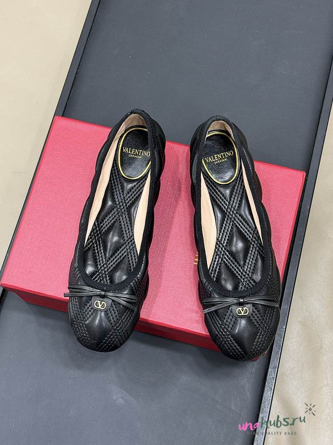 Valentino bow detail ballerina shoes - 1
