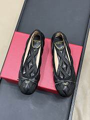 Valentino bow detail ballerina shoes - 1