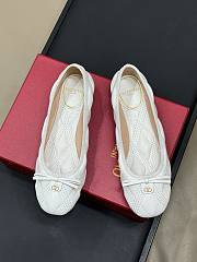 Valentino bow detail ballerina shoes - 3