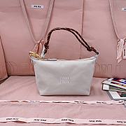Miu Miu Plaster Gabardine Pouch 19cm*14cm*10cm - 1