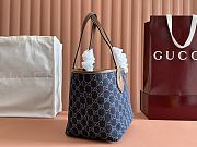 	 Gucci Totissima tote bag in blue denim - 22x 19x 18CM - 6