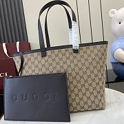 Gucci Totissima large tote bag ebony GG canvas - 30x 28x 26cm - 1