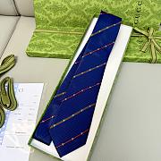 Gucci Bee Pattern Tie - 1
