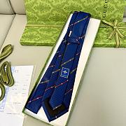 Gucci Bee Pattern Tie - 4