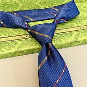 Gucci Bee Pattern Tie - 5