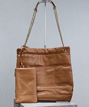 YSL Jamie 4.3 Pochon Bag in Brown - 38x33x2cm - 6